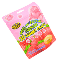 Strawberry Peel and Reveal Surprise 3D Gummy Candy 75g