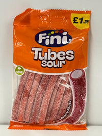Sour Strawberry Tubes 140g