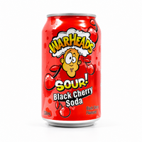 USA Warheads Sour Black Cherry Soda 355ml