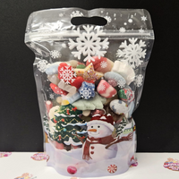 Christmas Theme Printed Pouches (400g)