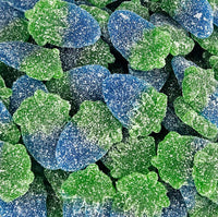 Blue raspberries 100g sour jelly sweets blue raspberry flavour