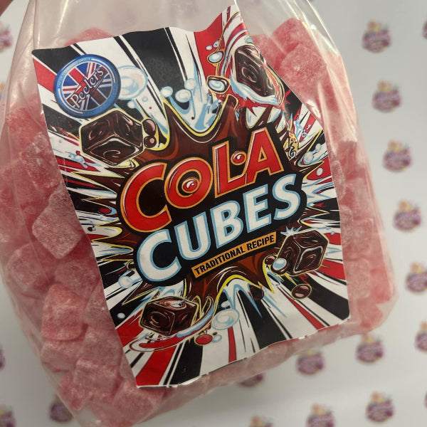 Cola cubes 100g hard boiled cola flavoured sweets