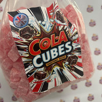 Cola cubes 100g hard boiled cola flavoured sweets