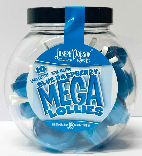 Dobsons Blue Raspberry Mega Lollies (GF H V) – Glossop Pick n Mix