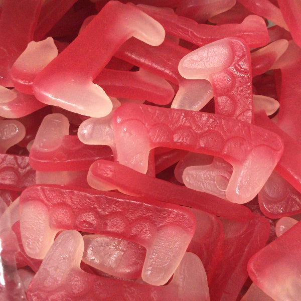 Dracula teeth sweets 100g strawberry jelly vampire teeth shaped sweets