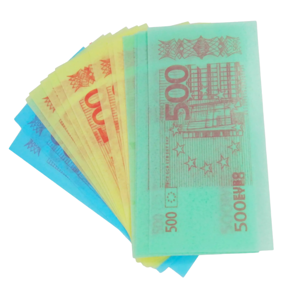 Edible funny paper money wafer sweets sheet