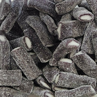 Fizzy blackberry pencils 100g blackberry flavoured sweets with fondant centre and sour coating