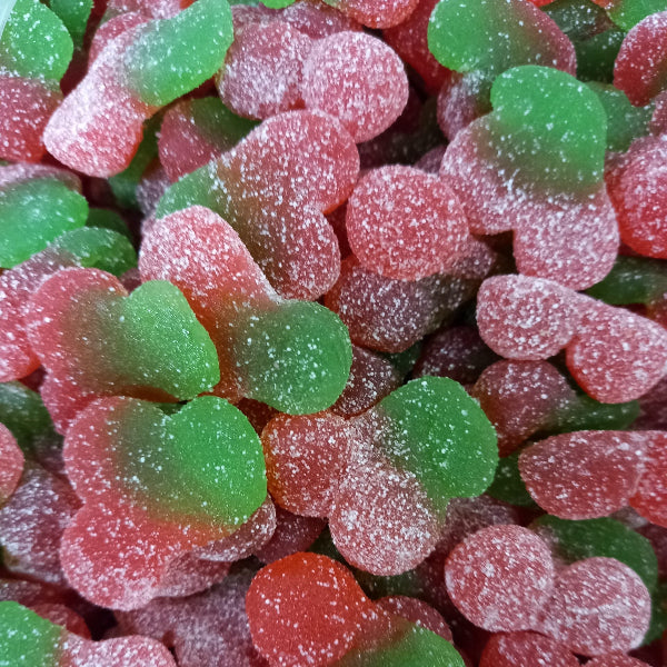 Fizzy cherries 100g sour jelly sweets cherry flavour