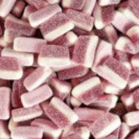 Fizzy cherry slices 100g sour gummy sweets cherry flavour