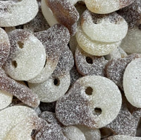 Fizzy cola skulls 100g cola flavoured sour gummy sweets