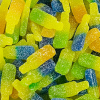 Fizzy ice lollies 100g sour gummy sweets ice lolly shaped