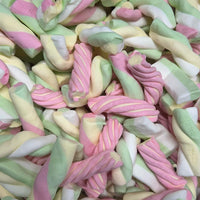 Mallow mix 100g vanilla flavoured marshmallow twists