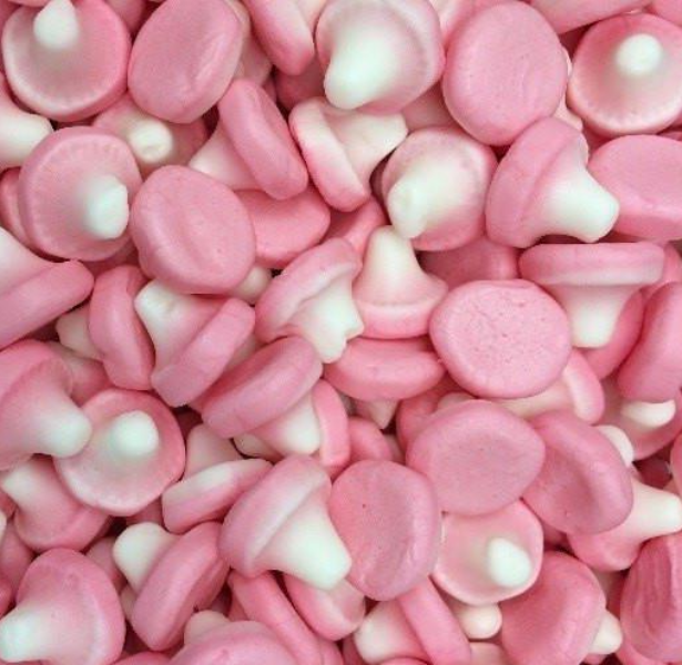 Mushroom sweets 100g fruit flavoured jelly sweets shaped like mushrooms