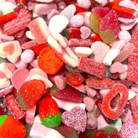 Strawberry Mega Mix pick n mix – strawberry flavour sweets assortment UK