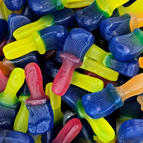Tongue painters sweets 100g colourful fruit flavoured jelly sweets