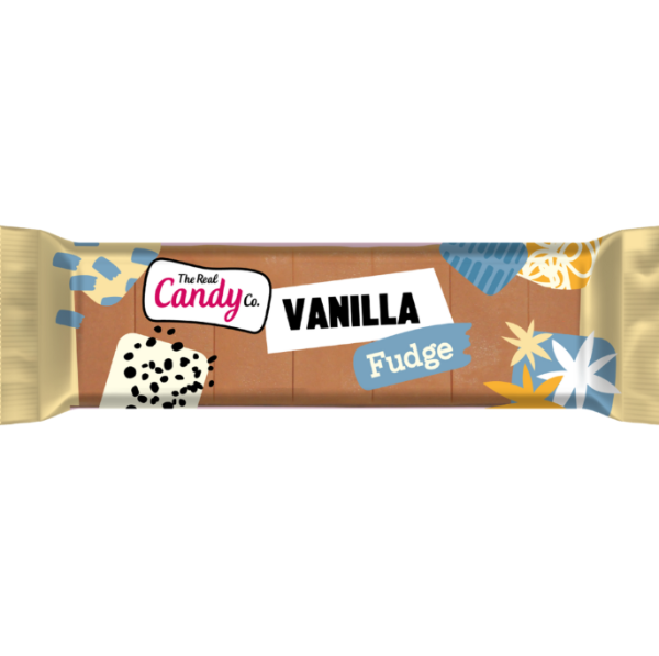 Vanilla fudge bar 130g creamy vanilla flavoured fudge